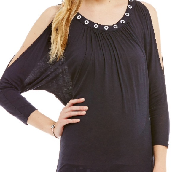 Michael Kors top Cutout Sleeves- Small