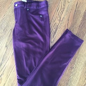 Maroon New York & Co jeggings