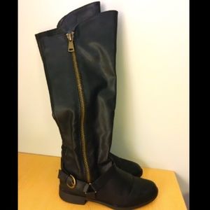 Knee high Black Riding Boots size 7.5