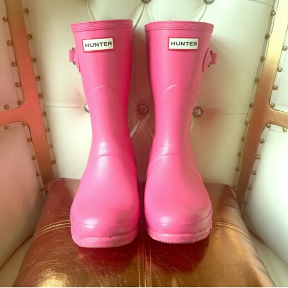 Pink Hunter Boots