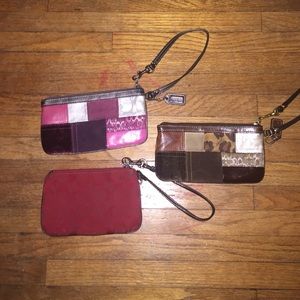 COACH wristlet bundle PRICED TO SELL