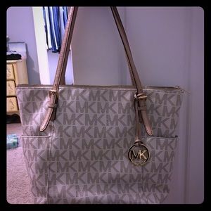 Michael Kors Block Monogram Signature Tote