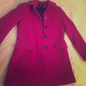 H&M Magenta Winter Coat