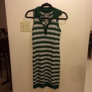 Green patterned dress Green patterned dress
