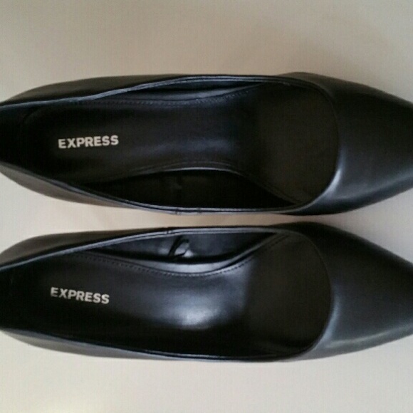 Express black heels