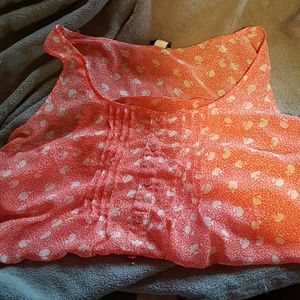 Torrid coral tank top