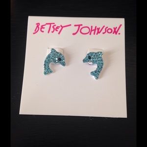 BRAND NEW Betsey Johnson stud earrings