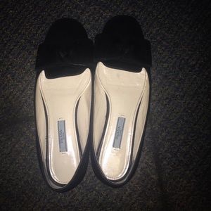 Prada Black Suede Loafers