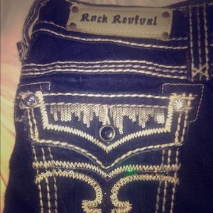 Rock Revival Boot Cut Jeans - size 28 long