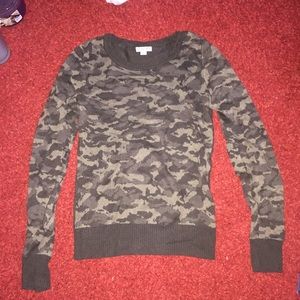 Long sleeve camo print from Target!