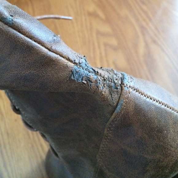 American Eagle  High Heal Lace Up Boots - Picture 2 of 3