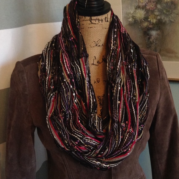 Accessories - 🌺Final Sale🌺 Multicolor metallic Infinity scarf.