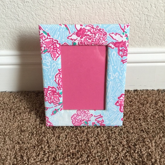 Lily Pulitzer Pi Beta Phi print 4x6 Photo Frame