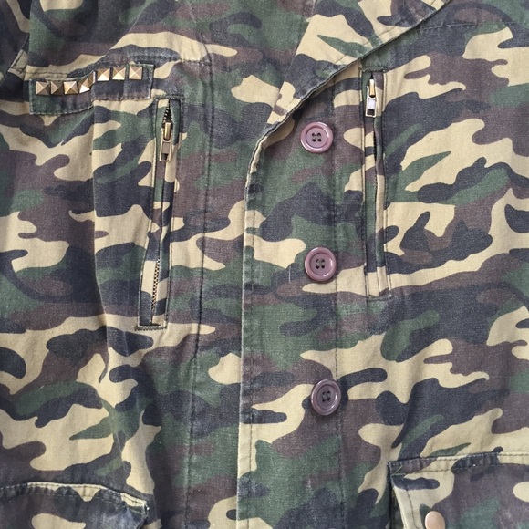 Camo studded jacket - Picture 3 of 4