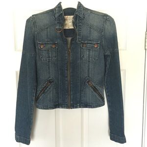 MOTO DENIM JACKET