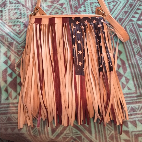 American flag purse