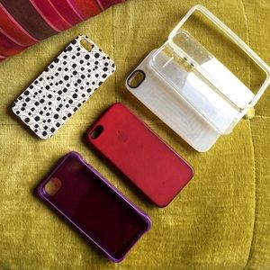 RELIST:  Six iPhone 5/5s cases plus sports band