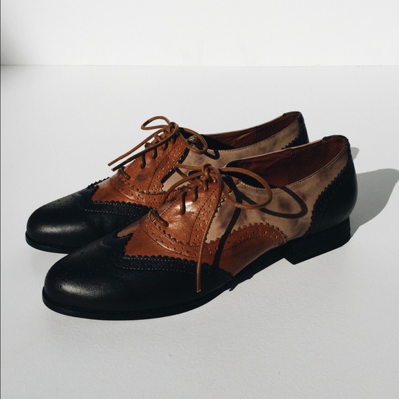 Jeffrey Campbell two toned oxfords