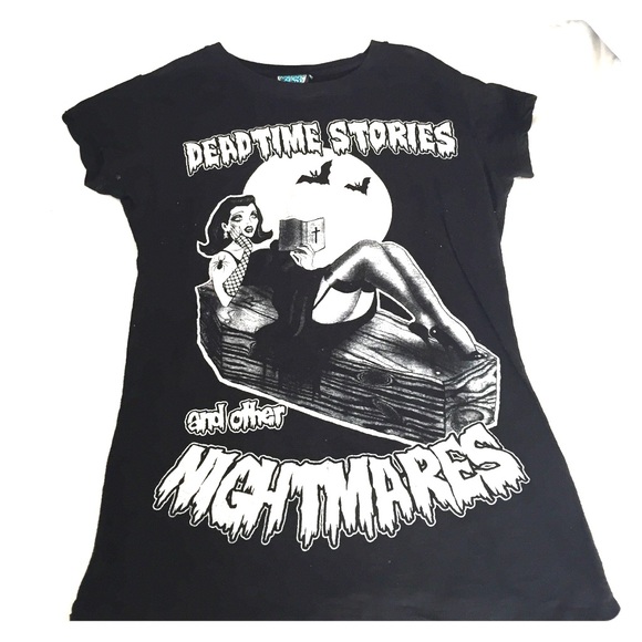 Black T-Shirt From Too Fast Brand
