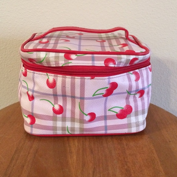 Cherry makeup bag