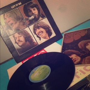 3 Beatles Vinyl Records
