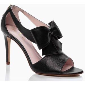Kate Spade Imelda Black Leather Heels