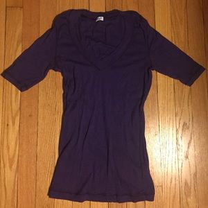 Deep purple v-neck - Splendid