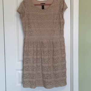 Fully lined lace dress