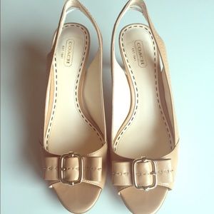 Nude Coach heels
