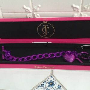 Juicy Couture purple starter bracelet