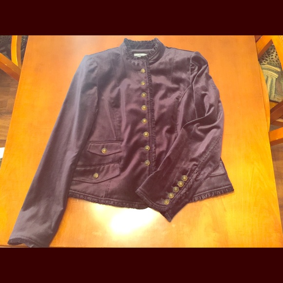 Purple Velvet Jacket