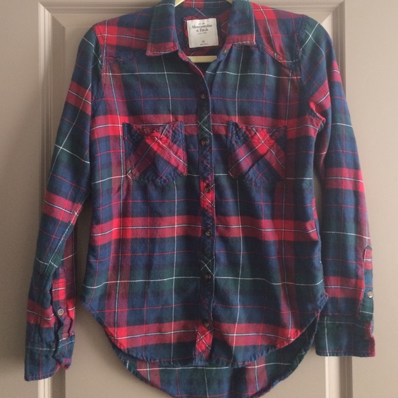 Abercrombie & Fitch flannel- XS