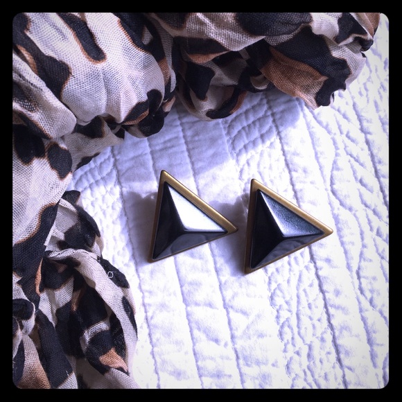 Triangle Vintage Earrings