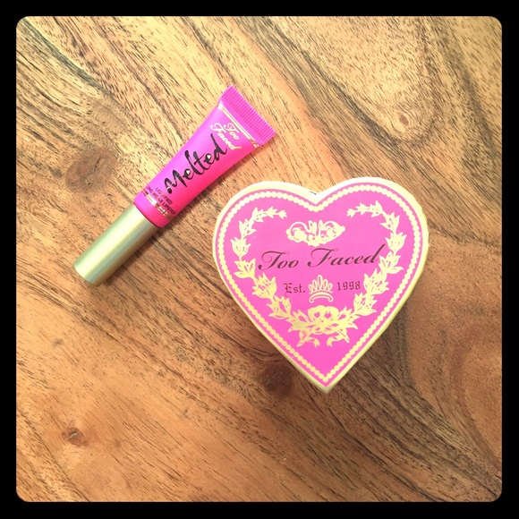 Too Faced blush and lip