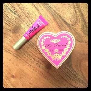 Too Faced blush and lip