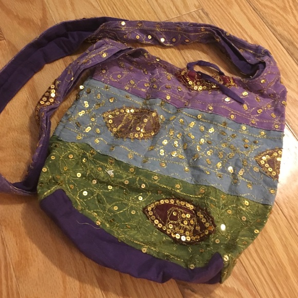 Shiny Hobo Bag