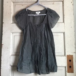 charcoal Ann Taylor LOFT top
