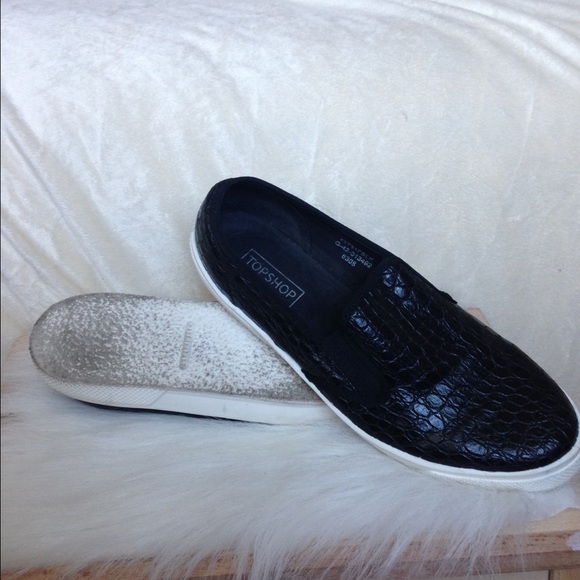 Topshop Shoes - Topshop Croc Loafers Topshop Shoes - Topshop Croc Loafers