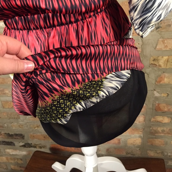 Laundry Moroccan Print Silky Dress with Slip - Picture 3 of 4