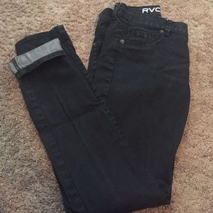 Black RVCA jeans