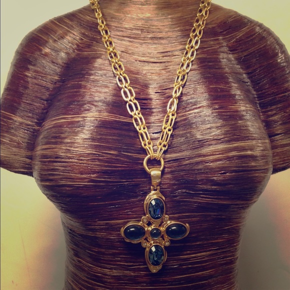 Brighton Versailles Neptune Cross Necklace - Picture 1 of 4
