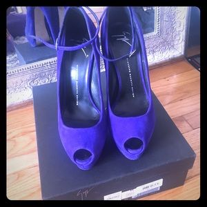 Giuseppe Zanitti Peep Toe Platform