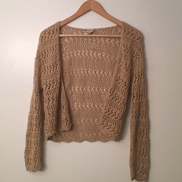 Authentic Faded Glory crochet cardigan