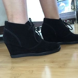 Sonoma Suede Wedge Booties