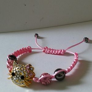 Cotton Candy Pink Hello Kitty Shambhala Bracelet