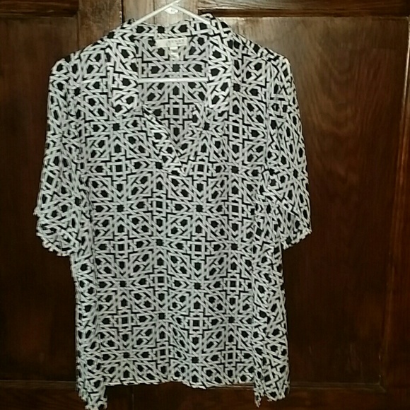 Geometric design shirt