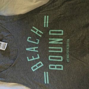 Pink spring break tank top size xs