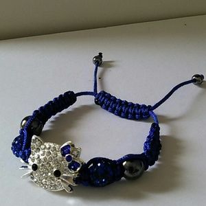 Beaded Hello Kitty Shambala Bracelet