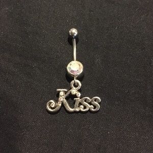 Kiss Belly Ring