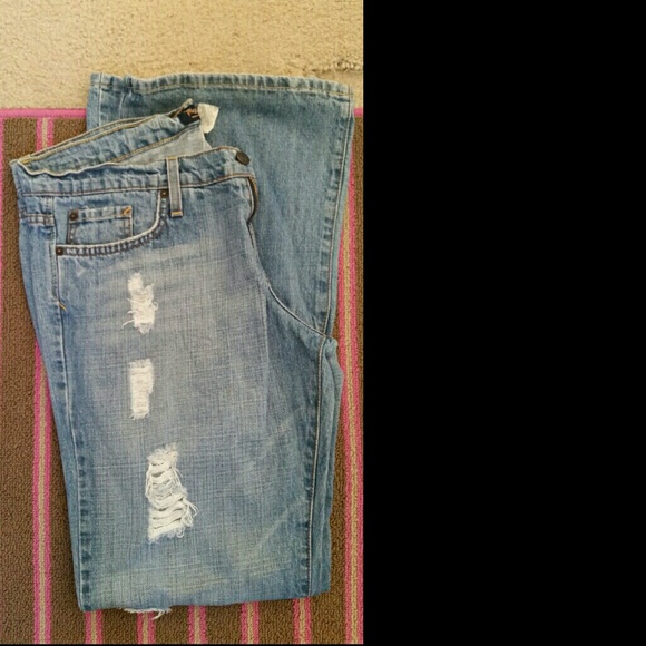 Womens "Truck" Jeans Distressed Size 17